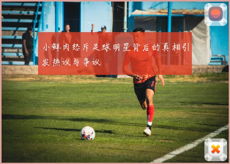 小鲜肉怒斥足球明星背后的真相引发热议与争议